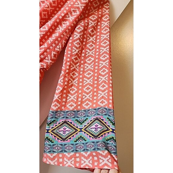 Pink Owl Romper Beautiful Spring Colors Womens Size Medium - Picture 5 of 15